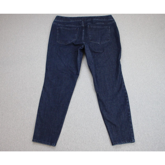 Lane Bryant Jeans Womens Size 18 Blue Denim Pull On Skinny Leg High Rise Stretch - Picture 2 of 6